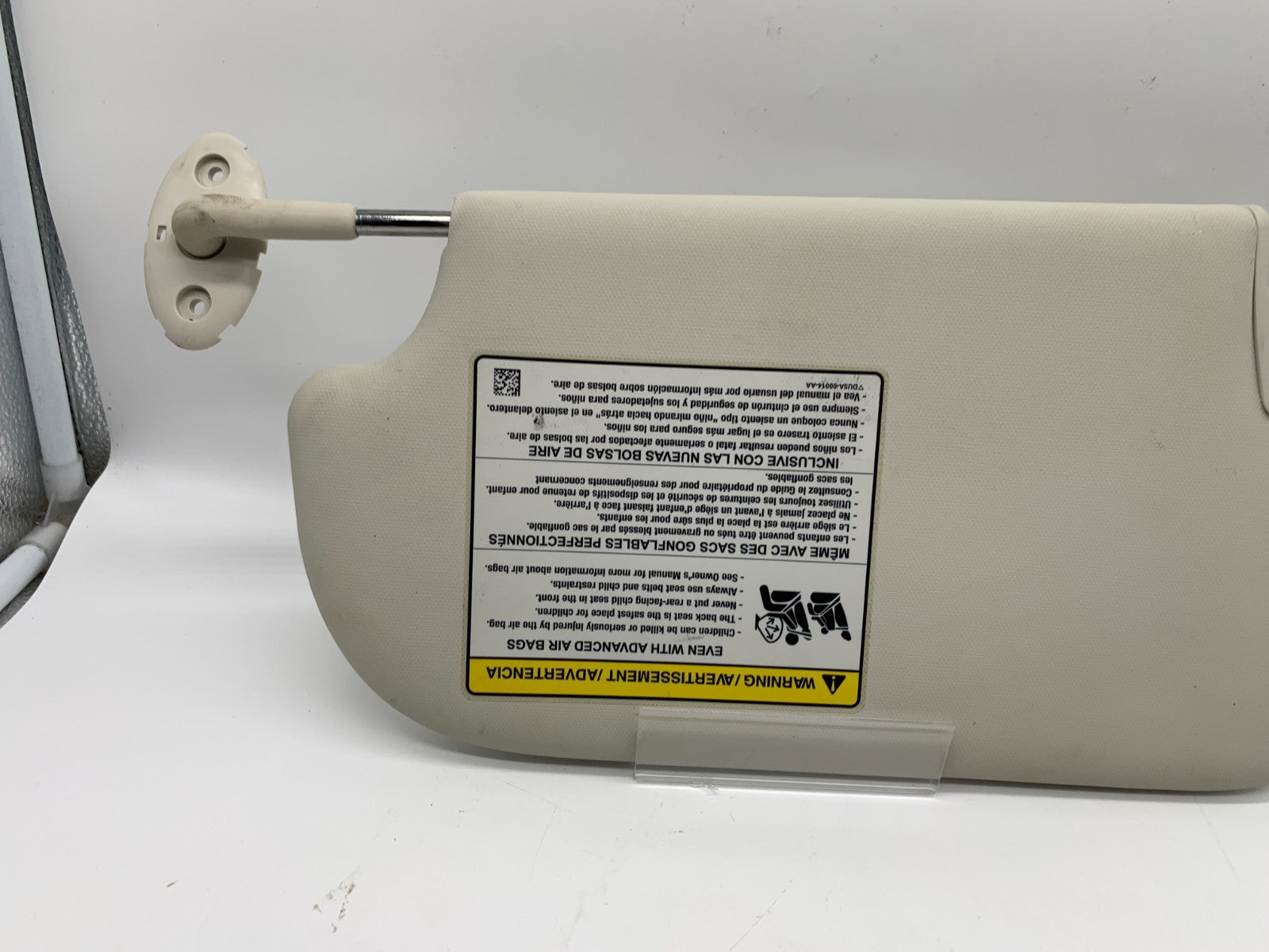 2013-2019 Ford Escape Passenger Sun Visor Gray OEM A02B54014