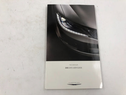 2015 Chrysler 200 Owners Manual with Case OEM C03B68011