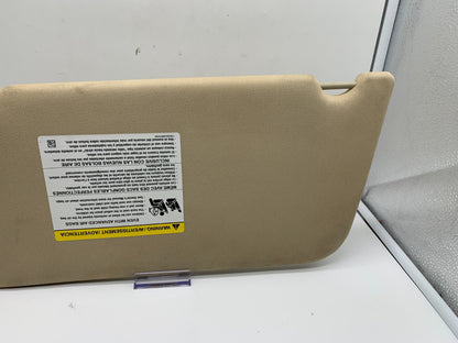 2013-2019 Ford Flex Passenger Sun Visor Shade Tan Illuminated OEM B01B13032