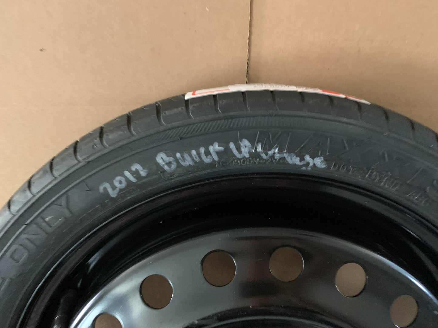 2010-2016 Buick Lacrosse 17" Spare Tire Compact Donut T125/70R17 OEM Emergency