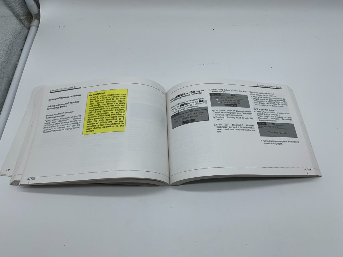 2014 Hyundai Sonata Owners Manual OEM B02B16012