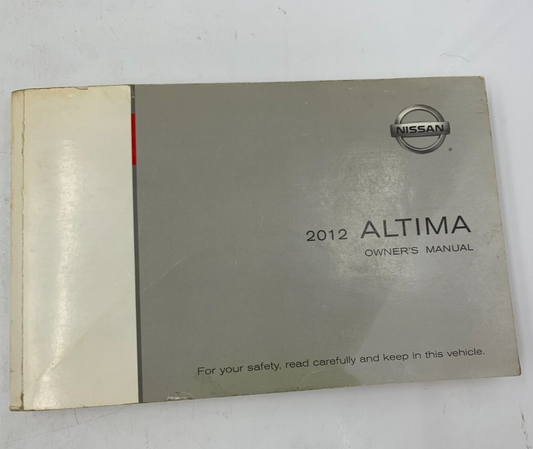 2012 Nissan Altima Owners Manual OEM D04B03029