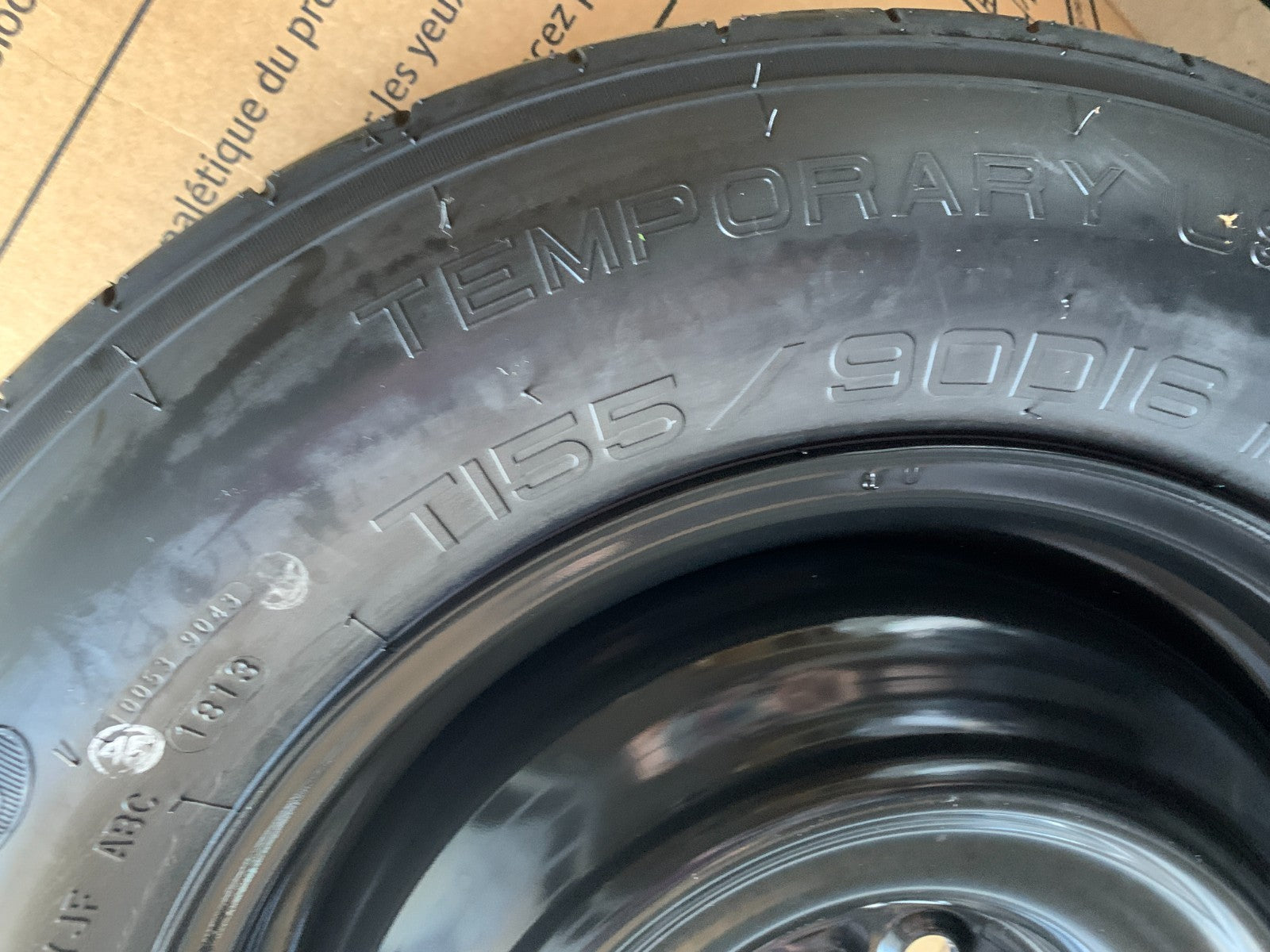 2010-2020 Nissan Rogue 16" Spare Tire Wheel Compact Donut T155/90D16 Maxxis