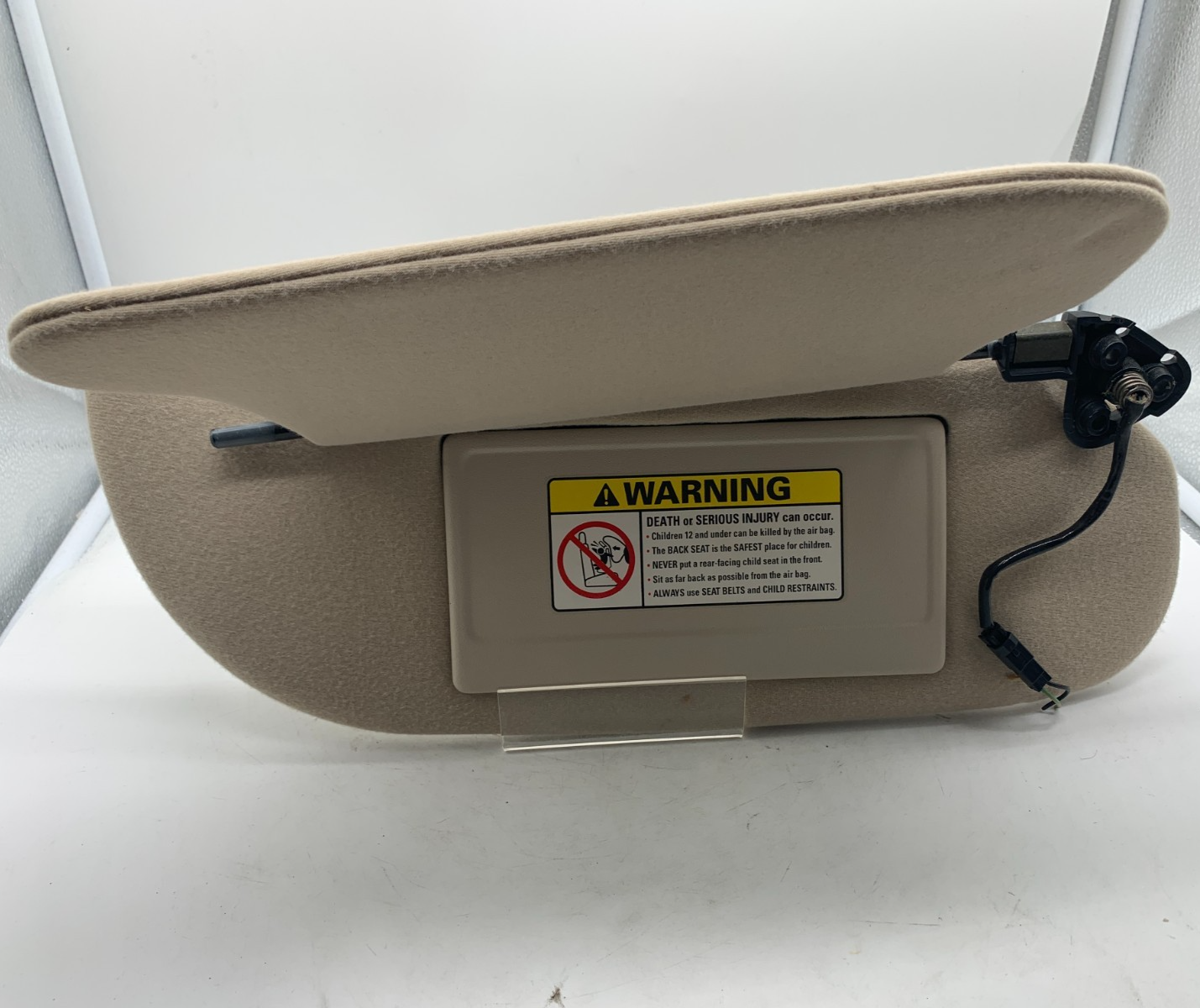 1998-2000 Lincoln Executive Passenger Sun Visor Gray Illuminated OEM A03B12002