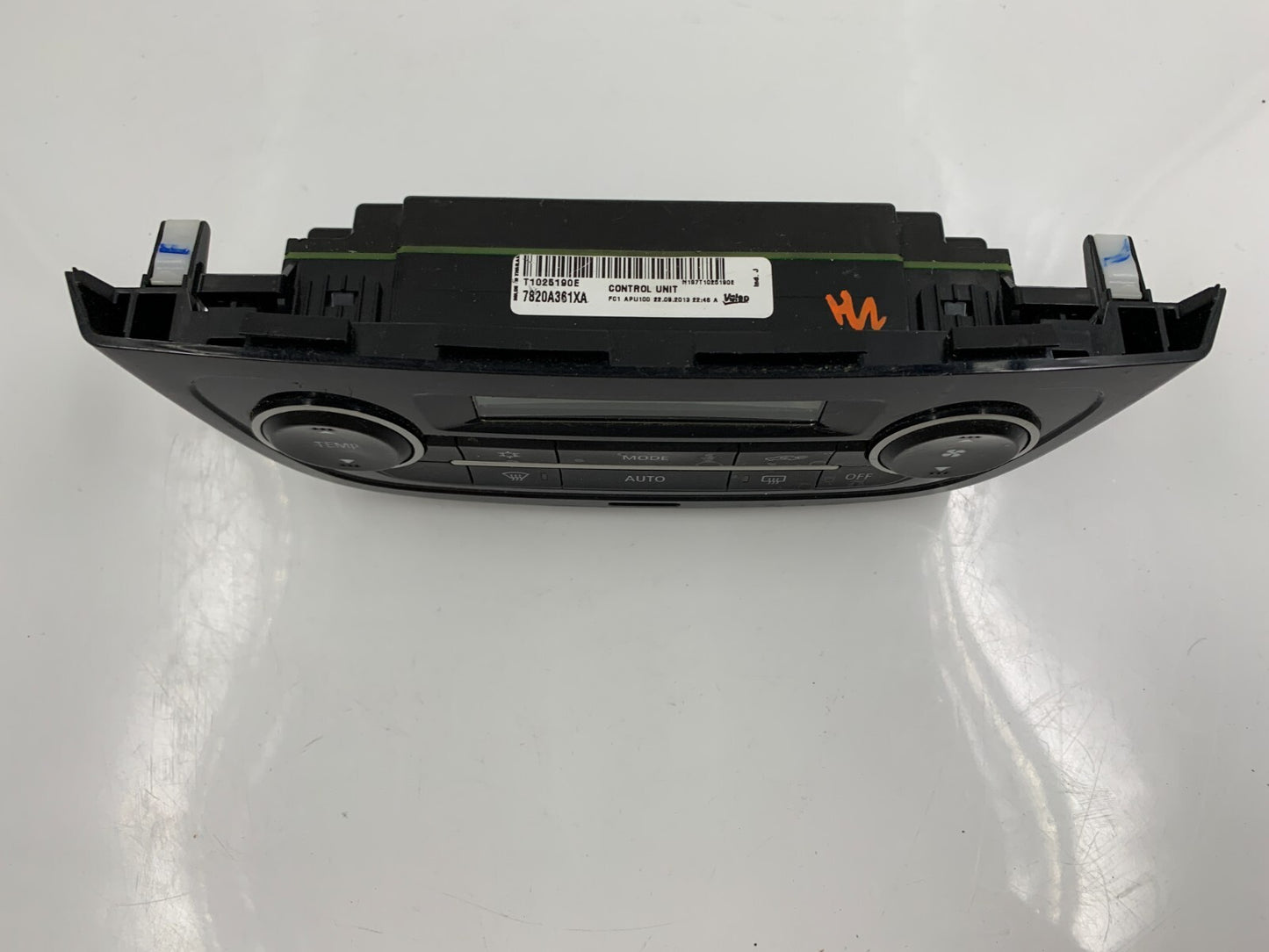 2014 Mitsubishi Mirage AC Heater Climate Control Unit OEM D04B33087