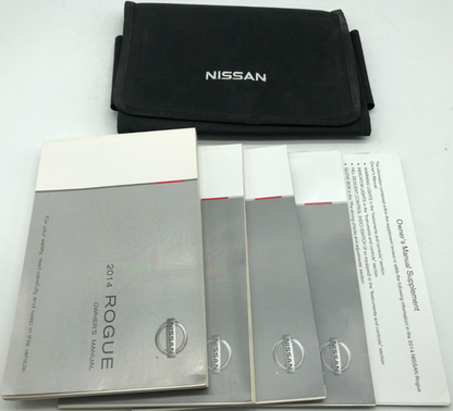 2014 Nissan Rogue Owners Manual Set with Case OEM R01B19006