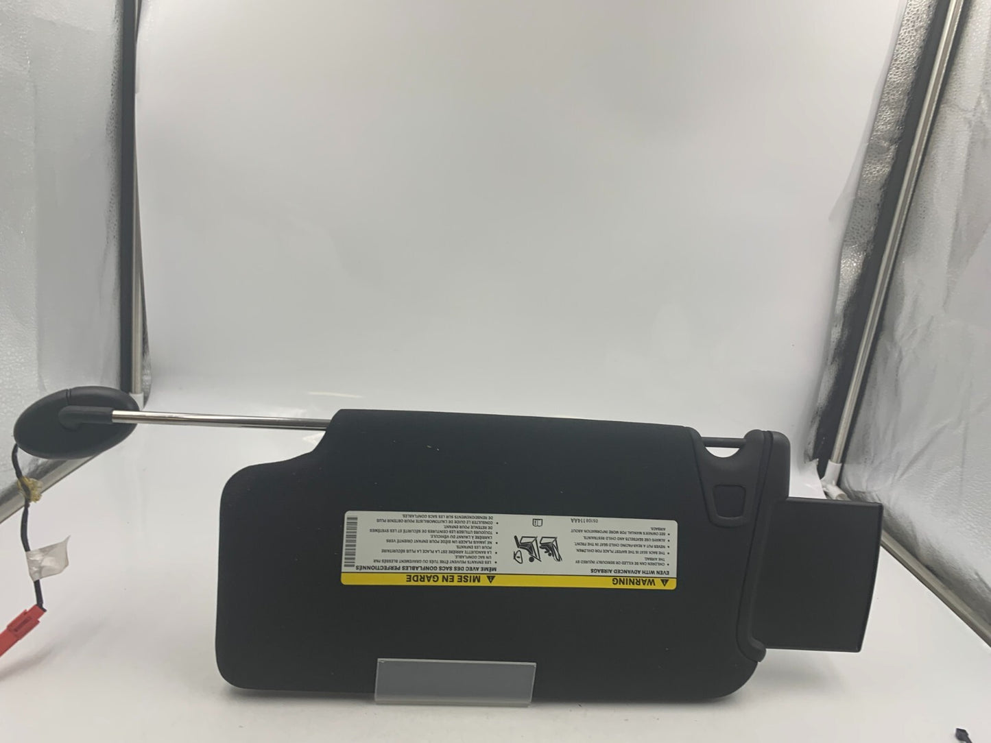 2011-2014 Dodge Charger Passenger Sun Visor Sunvisor Black Illuminated D02B34083