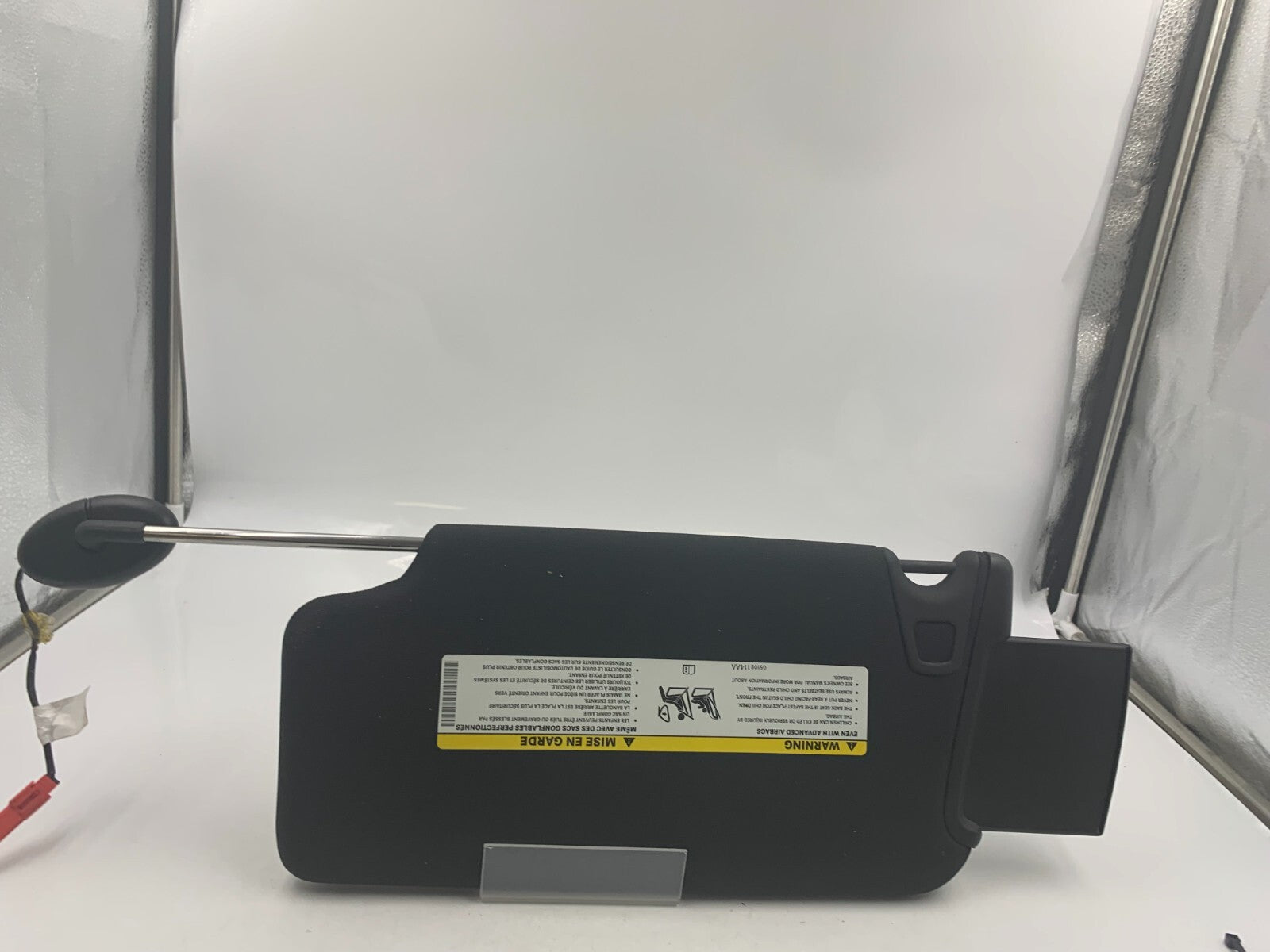 2011-2014 Dodge Charger Passenger Sun Visor Sunvisor Black Illuminated D02B34083