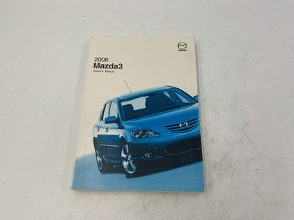 2006 Mazda 3 Owners Manual Set OEM E01B12003