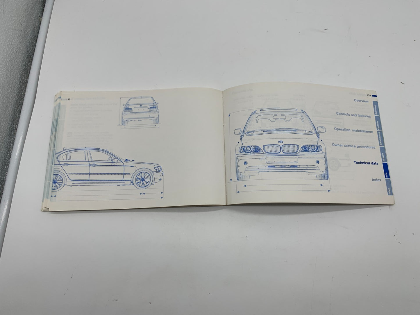 2001 BMW 320i Owners Manual Set OEM C03B26033