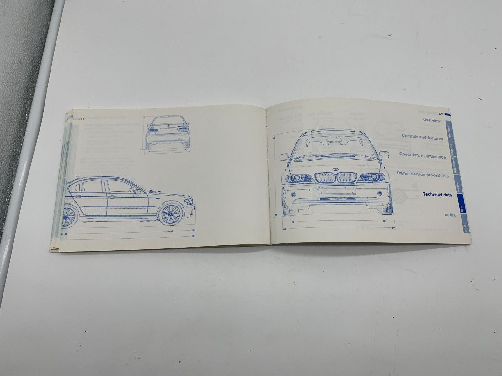 2001 BMW 320i Owners Manual Set OEM C03B26033