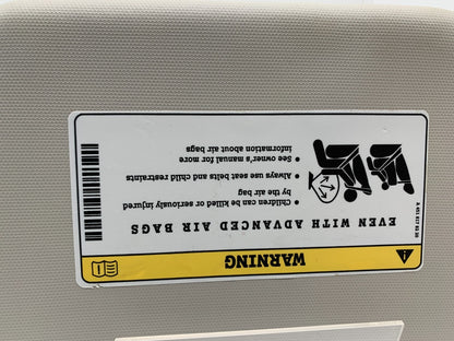 2008-2016 Smart Fortwo Driver Sun Visor Gray OEM C03B23003