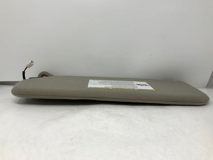 2011-2014 Toyota Sienna Passenger Sun Visor Beige Illuminated OEM E01B60008