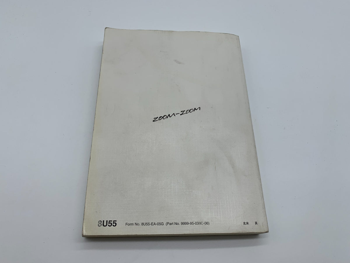 2006 Mazda 3 Owners Manual OEM B03B51005