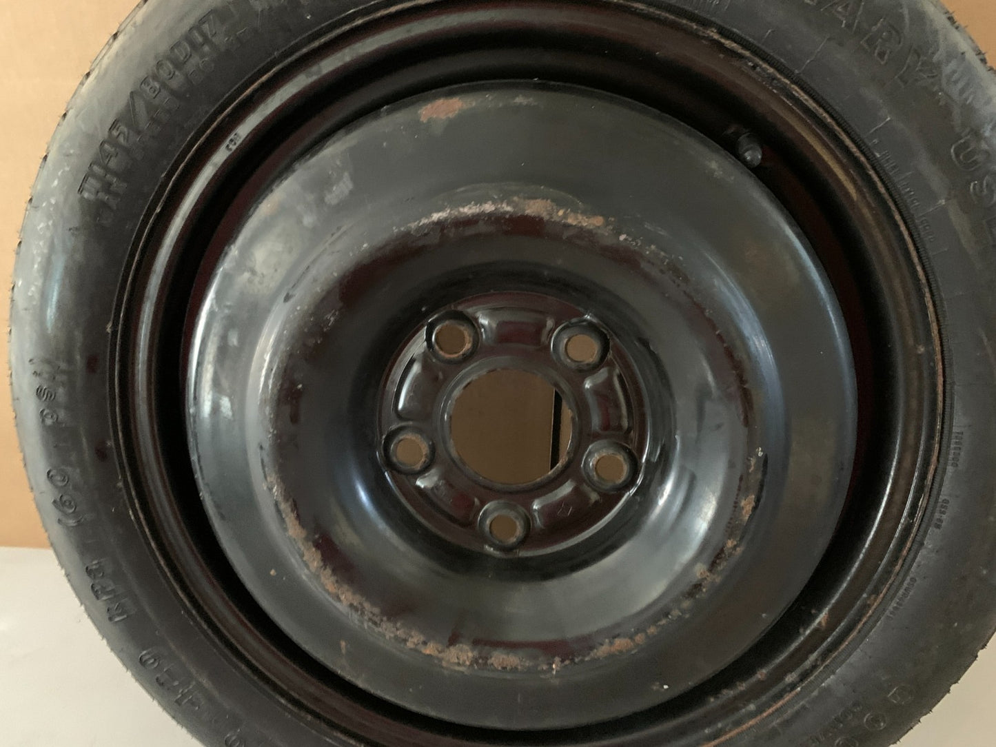 2012-2016 Chrysler Town & Country 17" Spare Tire Compact Donut T145/80D17