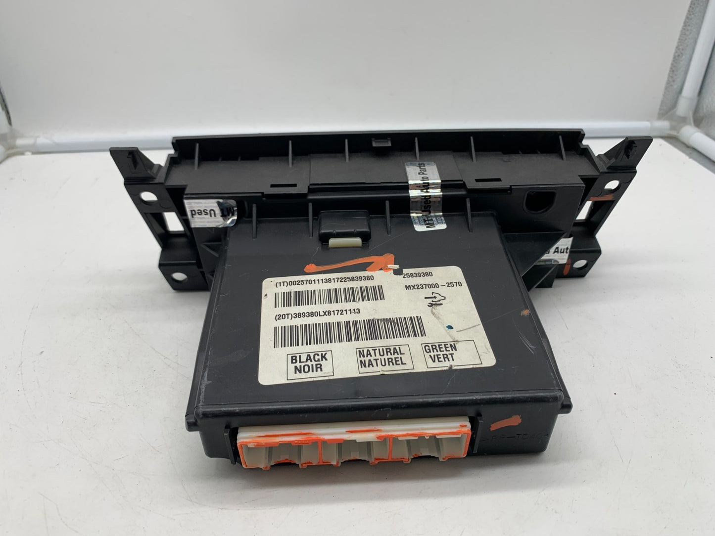 2008-2009 Cadillac SRX AC Heater Climate Control Unit OEM A01B40013