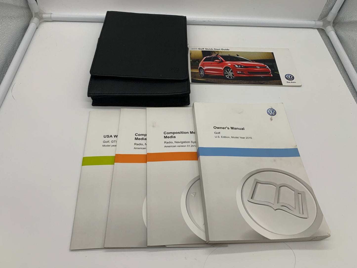 2015 Volkswagen Jetta Owners Manual Set with Case OEM D03B10002