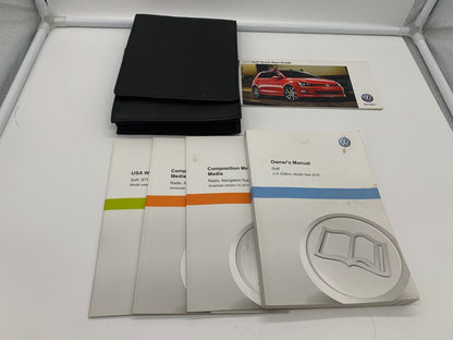 2015 Volkswagen Jetta Owners Manual Set with Case OEM D03B10002