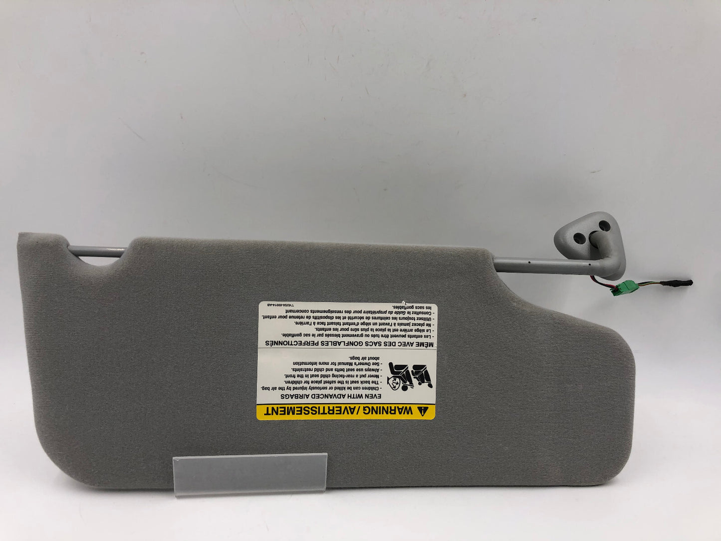 2005-2007 Ford Freestyle Driver Sun Visor Gray Illuminated OEM D04B28004