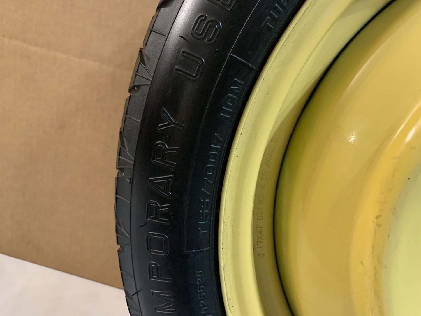 2007-2011 Lexus GS350 GS450H 17" Spare Tire Wheel Compact Donut T155/70D17