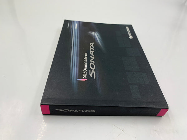 2012 Hyundai Sonata Owners Manual OEM G03B53038