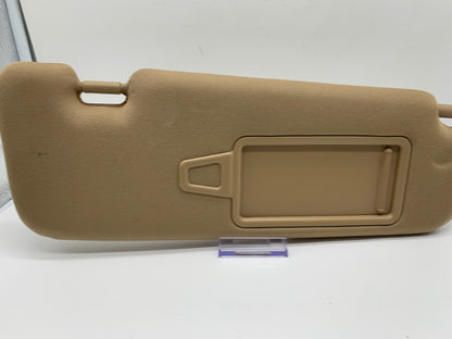 2011-2015 Hyundai Sonata Passenger Sun Visor Tan Illuminated OEM B02B09089