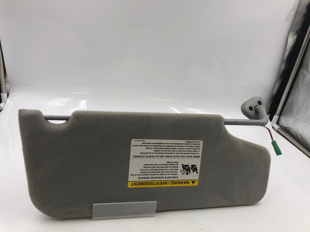 2008-2009 Mercury Sable Driver Sun Visor Gray Illuminated OEM C01B36046