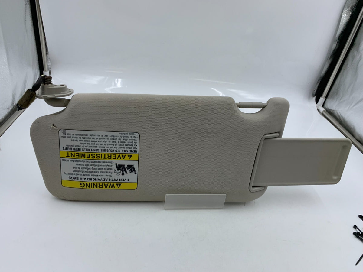 2010-2014 Subaru Legacy Passenger Sun Visor Gray Illuminated OEM D01B46082