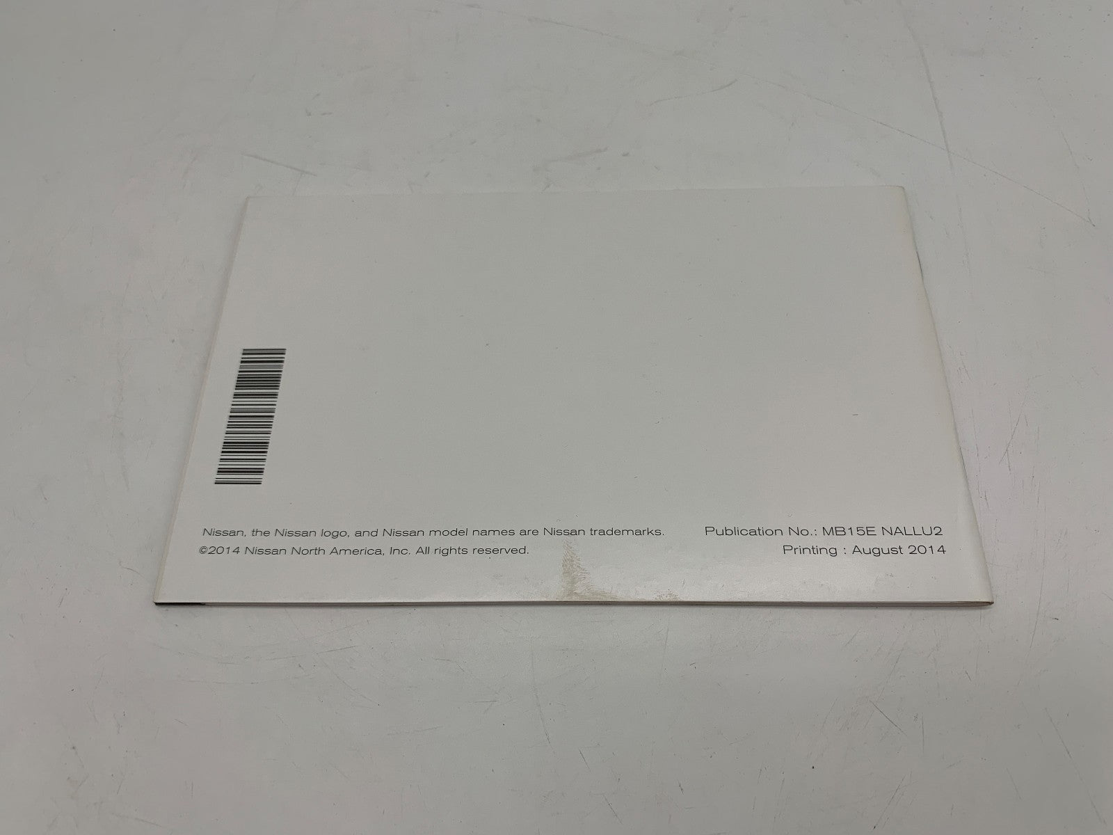2015 Nissan Sentra Owners Manual Set with Case OEM R01B50023