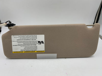 2011-2014 Toyota Sienna Passenger Sun Visor Tan Illuminated OEM C03B70006