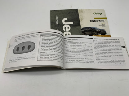 2009 Jeep Compass Owners Manual Set OEM B04B25013