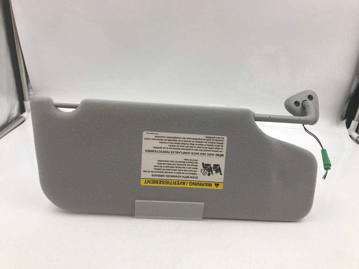2005-2007 Ford Freestyle Driver Sun Visor Gray Illuminated D01B52082
