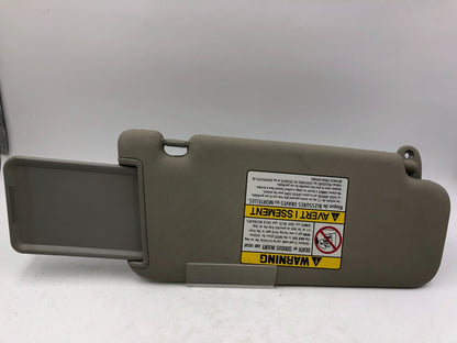 2010-2013 Kia Forte Driver Sun Visor Sunvisor Gray OEM D01B45010