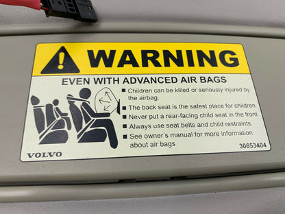 2005-2006 Volvo S50 Driver Sun Visor Gray Illuminated OEM C02B17082