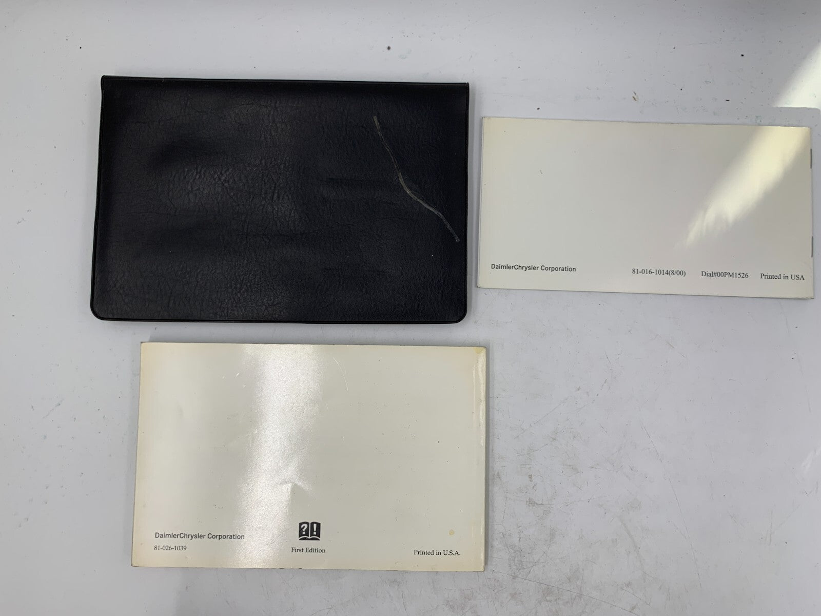 2001 Dodge Neon Owners Manual Set with Case OEM C03B67011