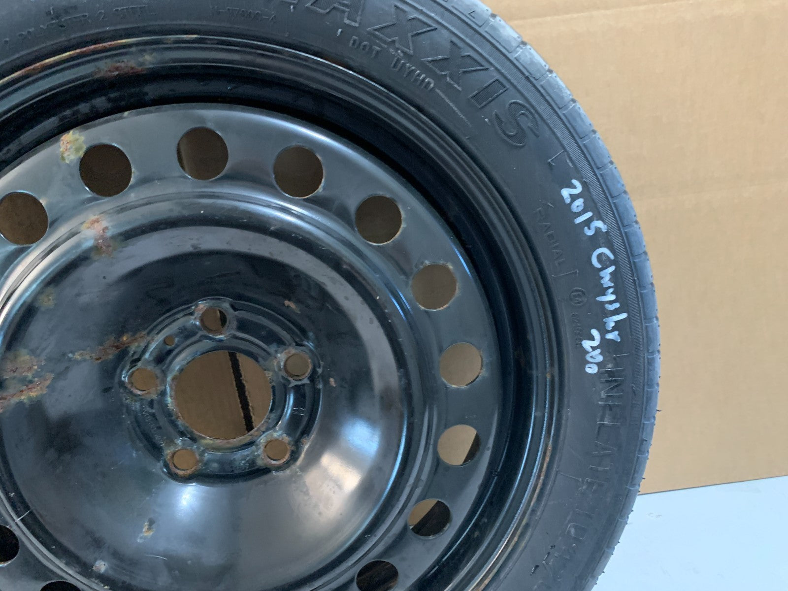 2015-2017 Chrysler 200 17" Emergency Spare Tire Compact Donut T145/70R17