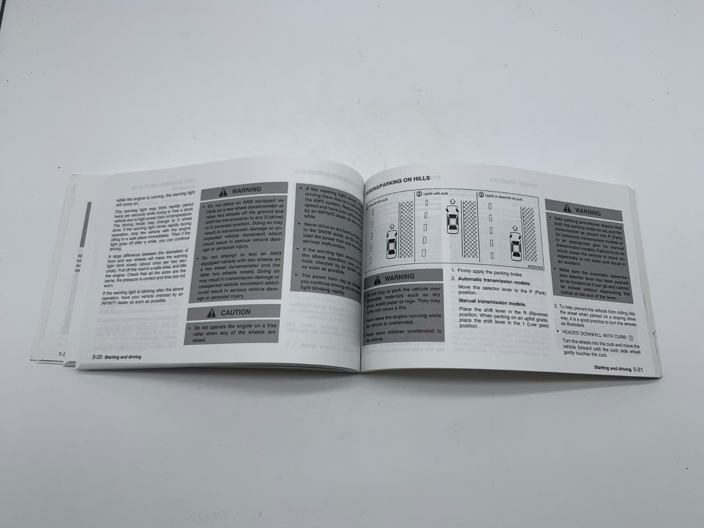 2004 Infiniti G35 Owners Manual Set OEM E02B36005