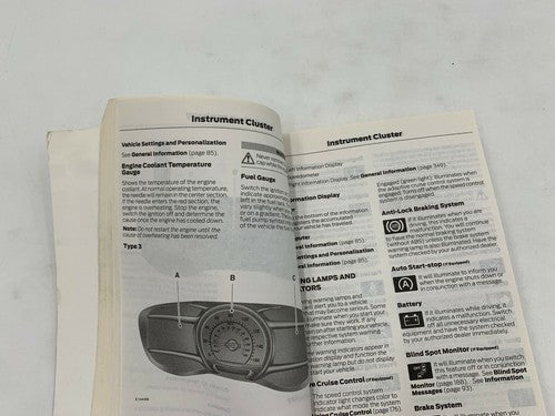 2014 Ford Fusion Owners Manual Set with Case OEM R01B14001