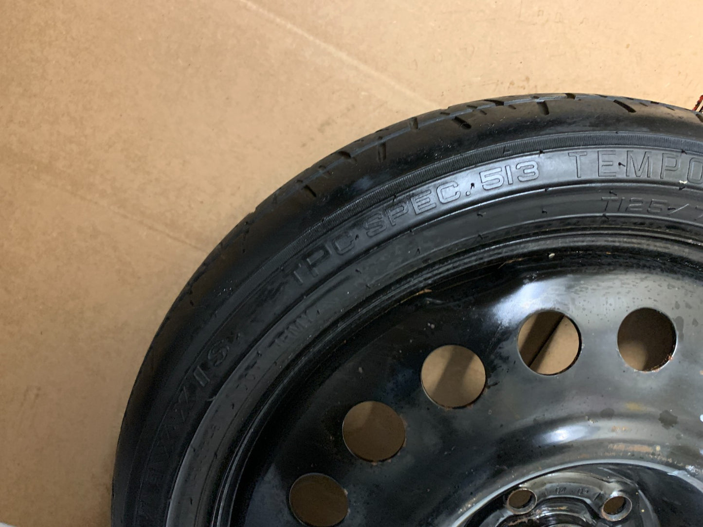 2024-2025 Chevrolet Trax 16" Spare Tire Wheel Compact Donut T125/70D16 96M