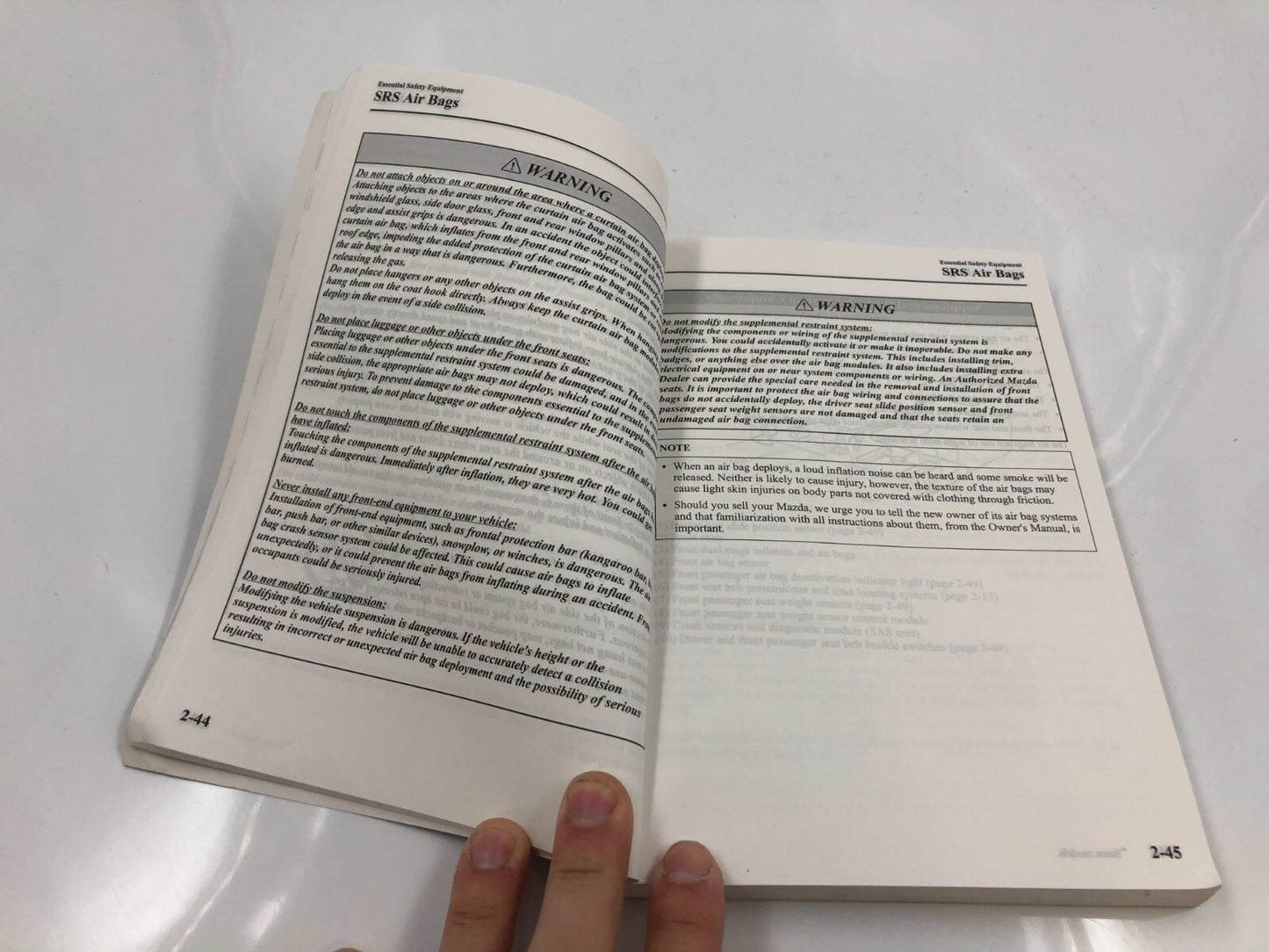 2007 Mazda 3 Owners Manual OEM E02B67004