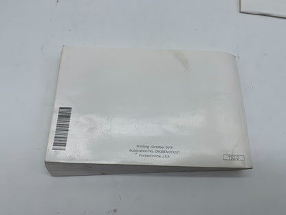 2020 Nissan Rogue Owners Manual Set OEM D03B38002