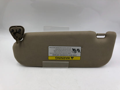2011-2016 Kia Optima Passenger Sun Visor Sunvisor Tan Illuminated OEM D03B11024