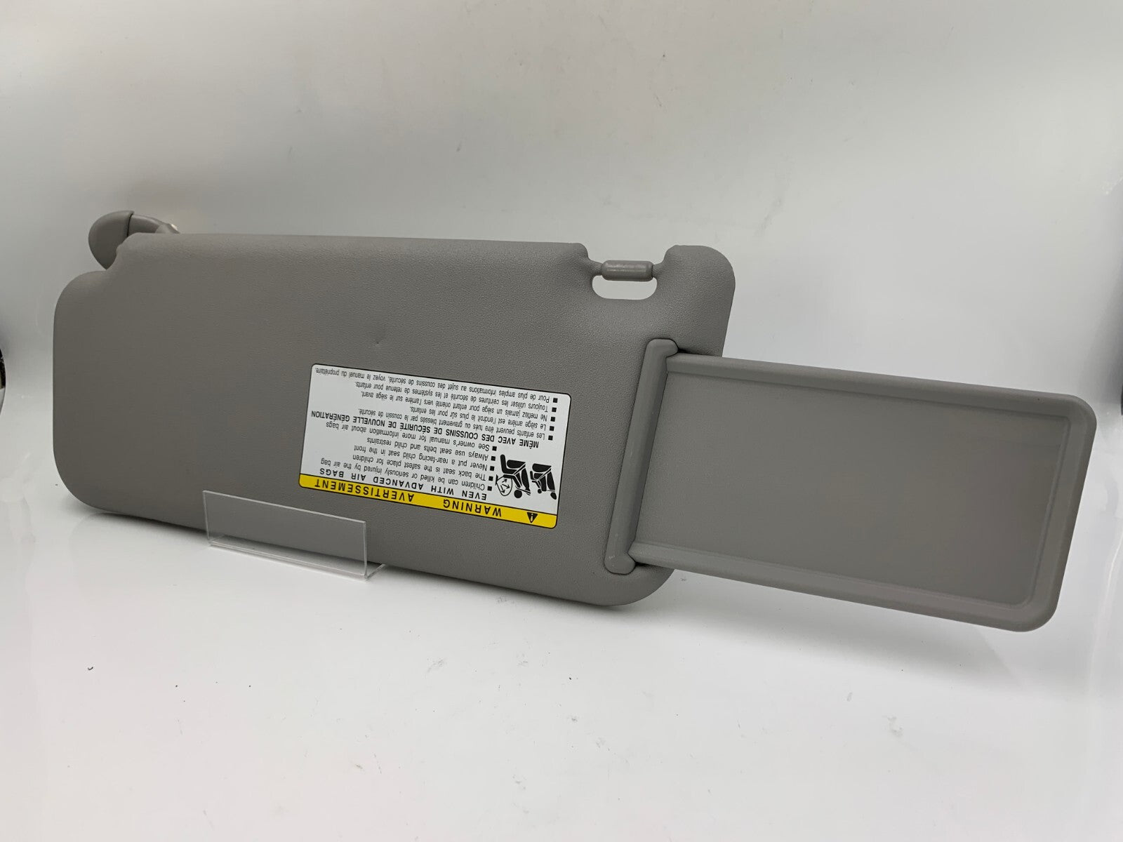 2006-2009 Toyota Rav4 Passenger Sun Visor Gray Illuminated OEM C03B07086