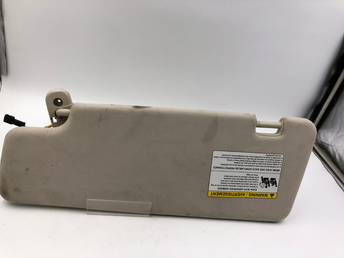 2010-2011 Range Rover Sport Passenger Sun Visor Gray Illuminated OEM C01B28021