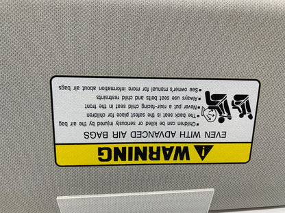 2014-2016 Hyundai Sonata Driver Sun Visor Gray Illuminated OEM C03B66013
