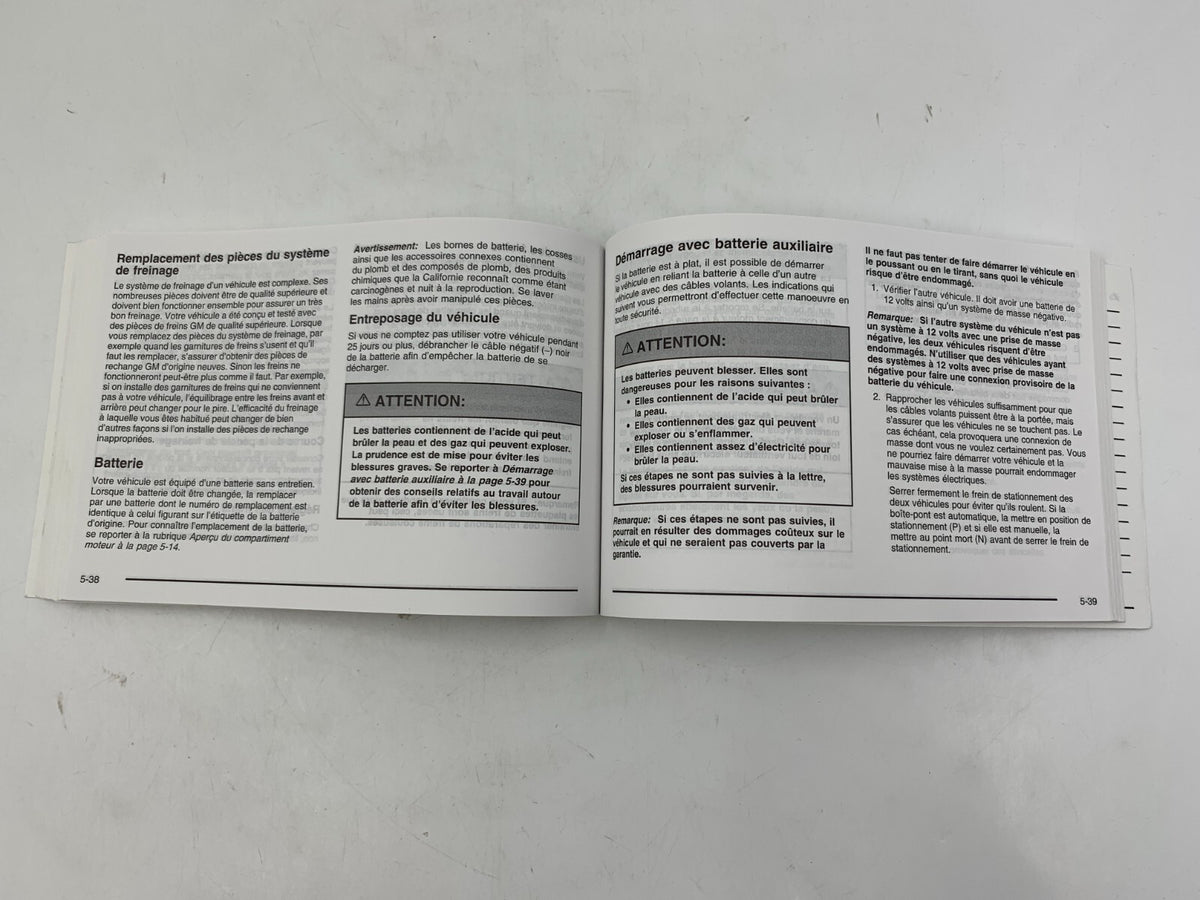 2005 Chevrolet Optra Owners Manual OEM D01B17055