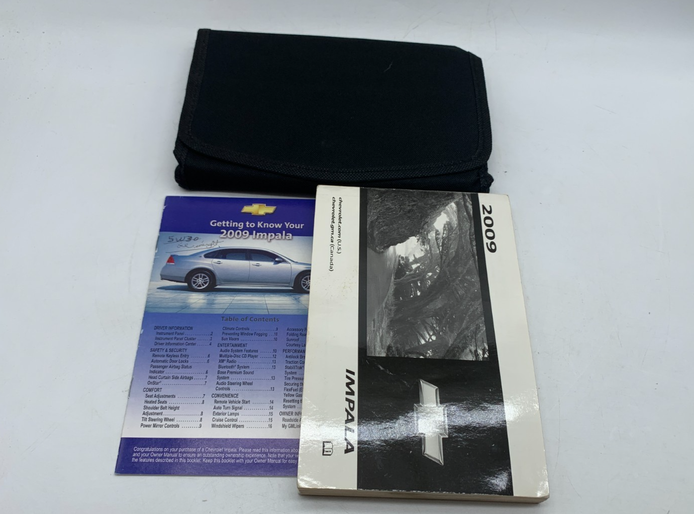 2009 Chevrolet Impala Owners Manual Set with Case OEM D03B50007