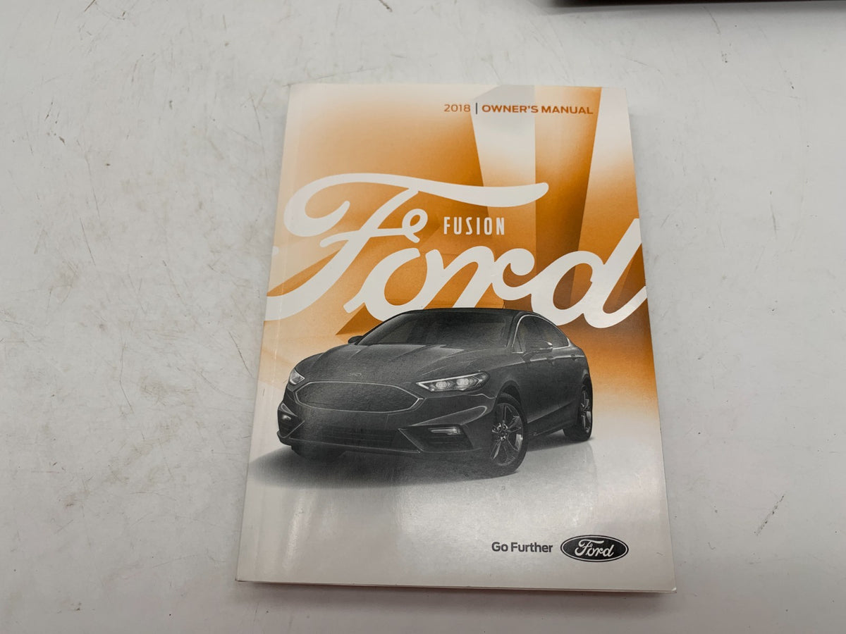 2018 Ford Fusion Owners Manual Set with Case OEM B03B35006