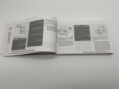 2005 Nissan Xterra Owners Manual Set OEM A01B44011