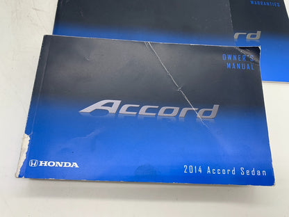2014 Honda Accord Sedan Owners Manual Set with Case OEM B03B40079